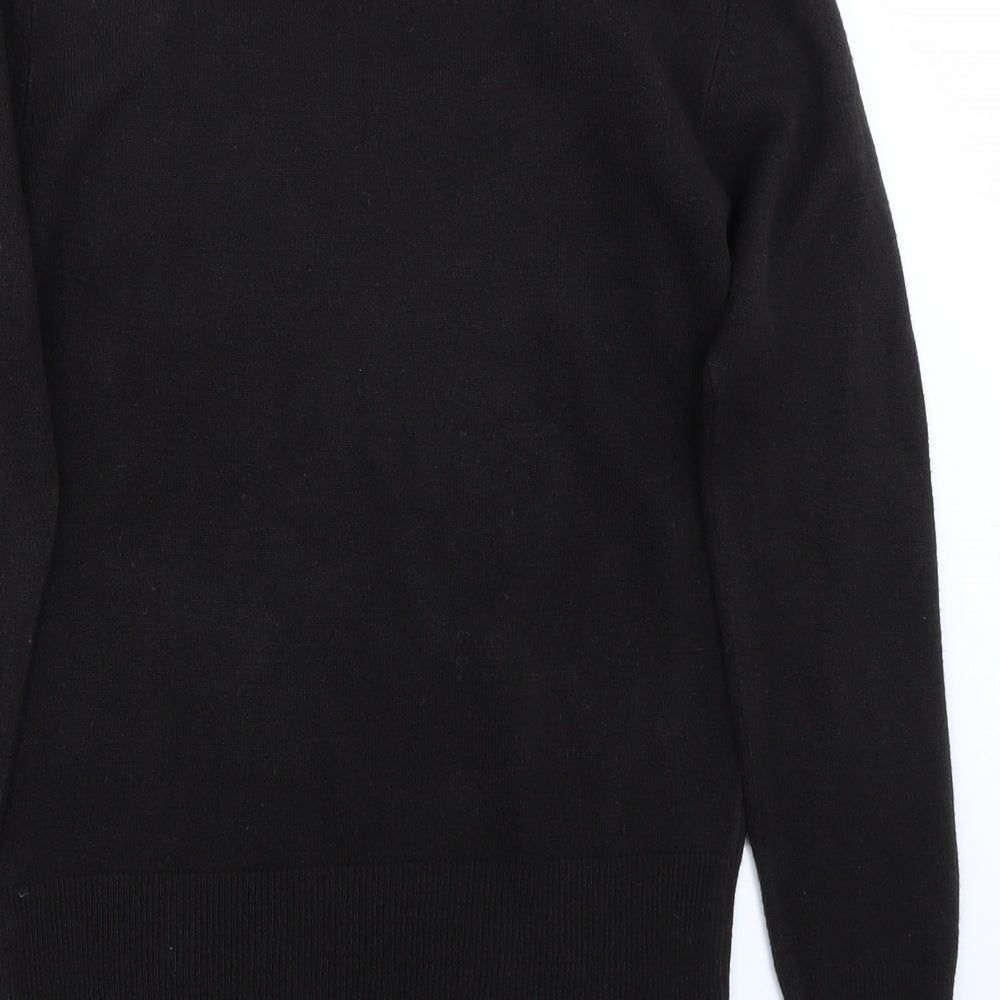 Per Una Womens Black Pullover Jumper Size 10
