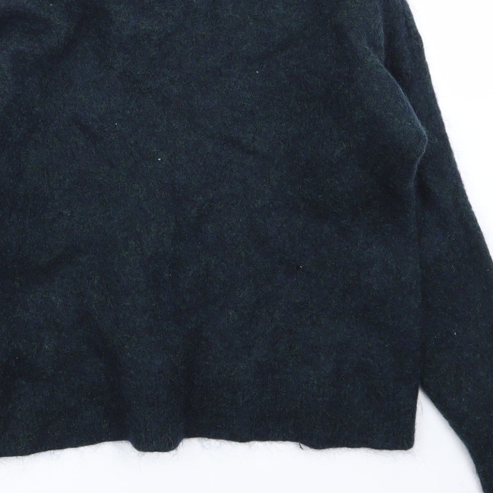 H&M Womens Green Pullover Jumper Size S