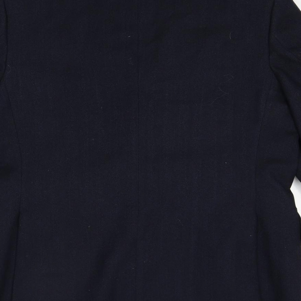 Simon House Mens Blue Jacket Suit Jacket Size 40 - tailored