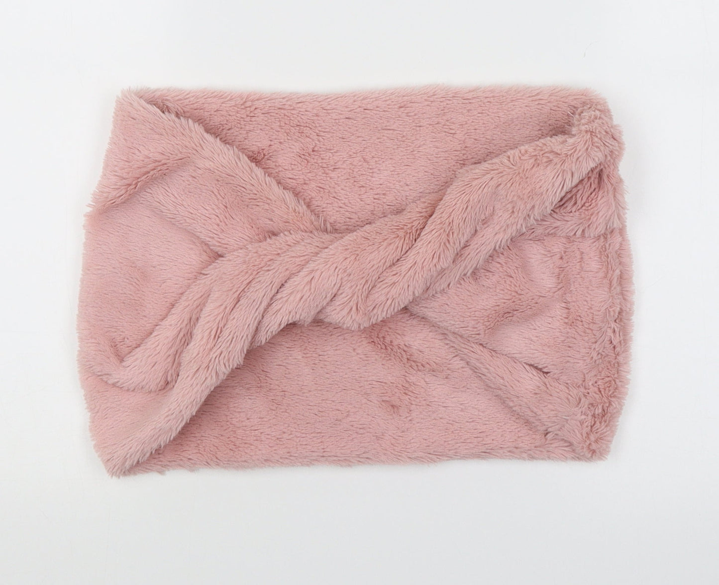 Preworn Womens Pink Shawl/Wrap - Faux Fur Lined