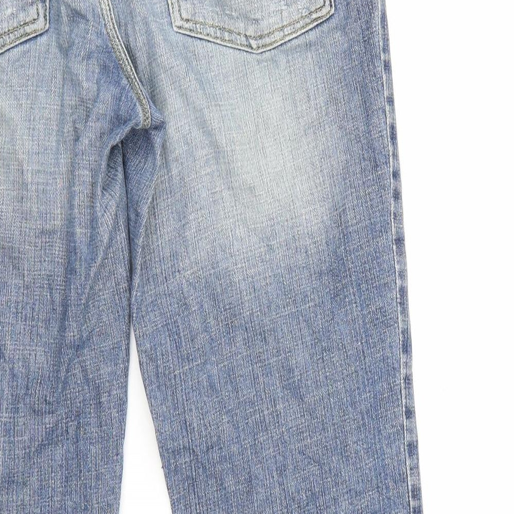 Comma Womens Blue Denim Cropped Jeans Size 10 L23 in