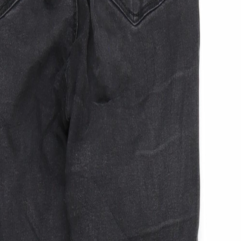 House Womens Black Denim Straight Jeans Size 10 L27 in