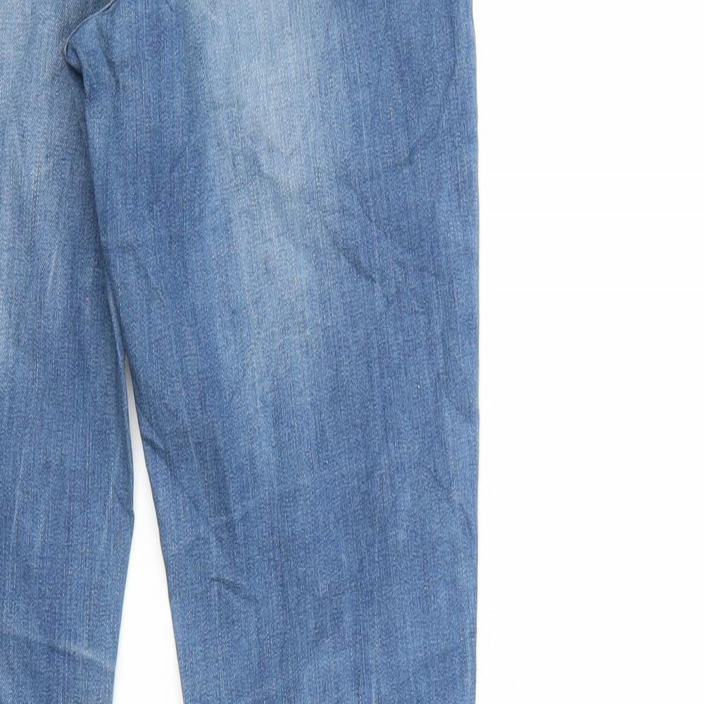 mohito Womens Blue Denim Straight Jeans Size 26 in L26 in