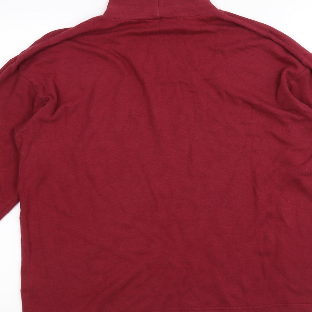 Casual Club Womens Red Pullover Jumper Size M