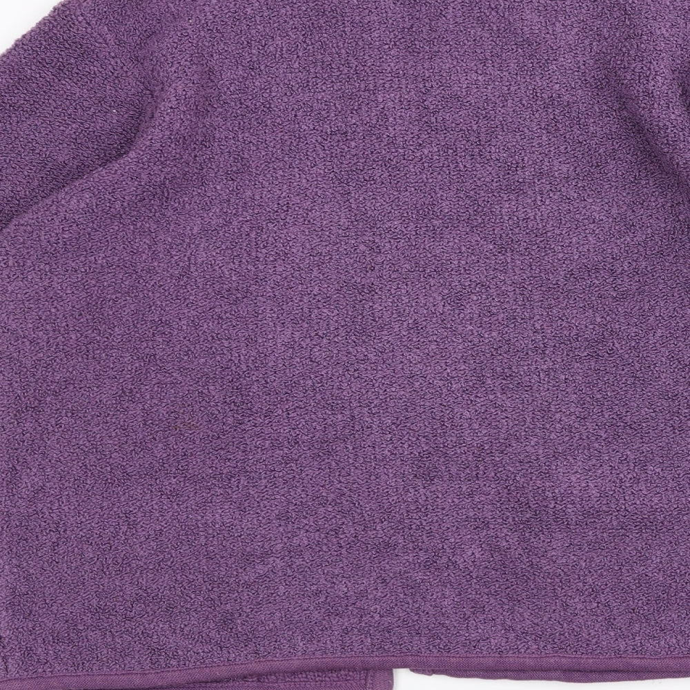 Poppy Womens Purple Knit Jacket Size 16