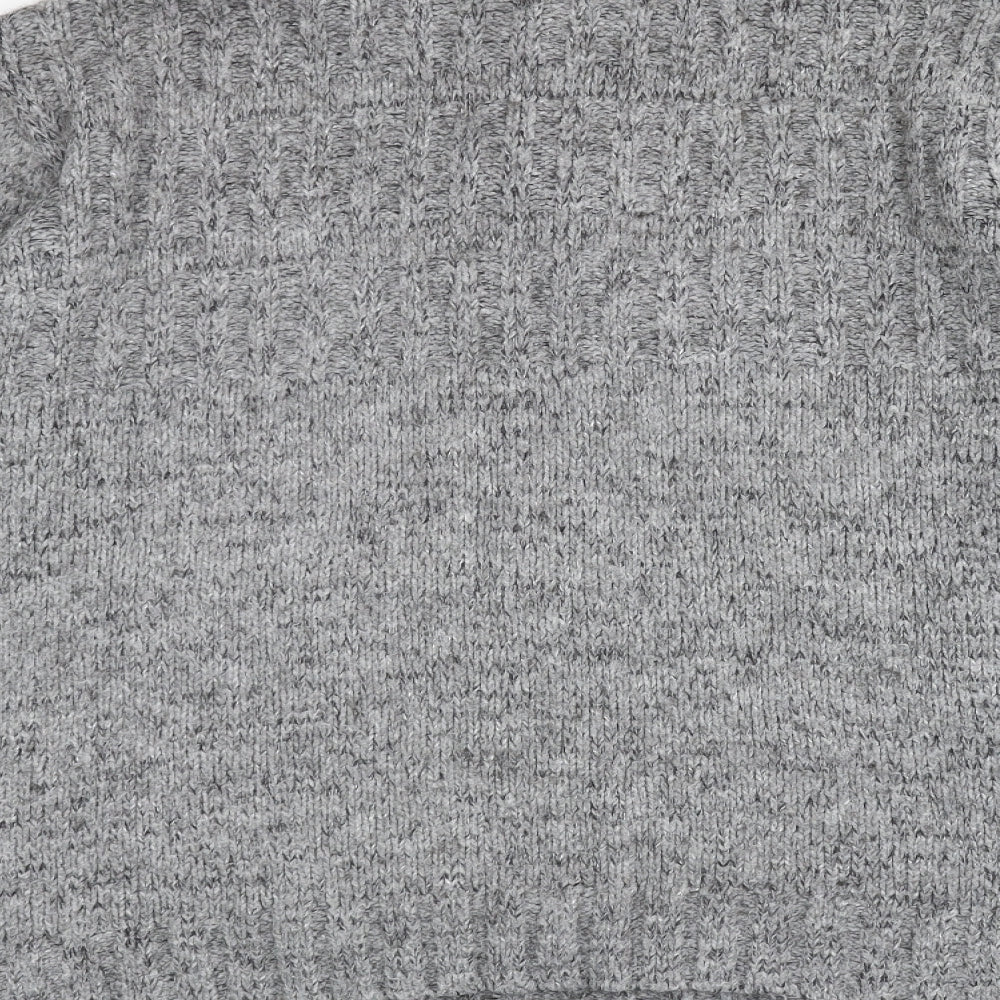 Marks and Spencer Womens Grey Knit Jacket Size L