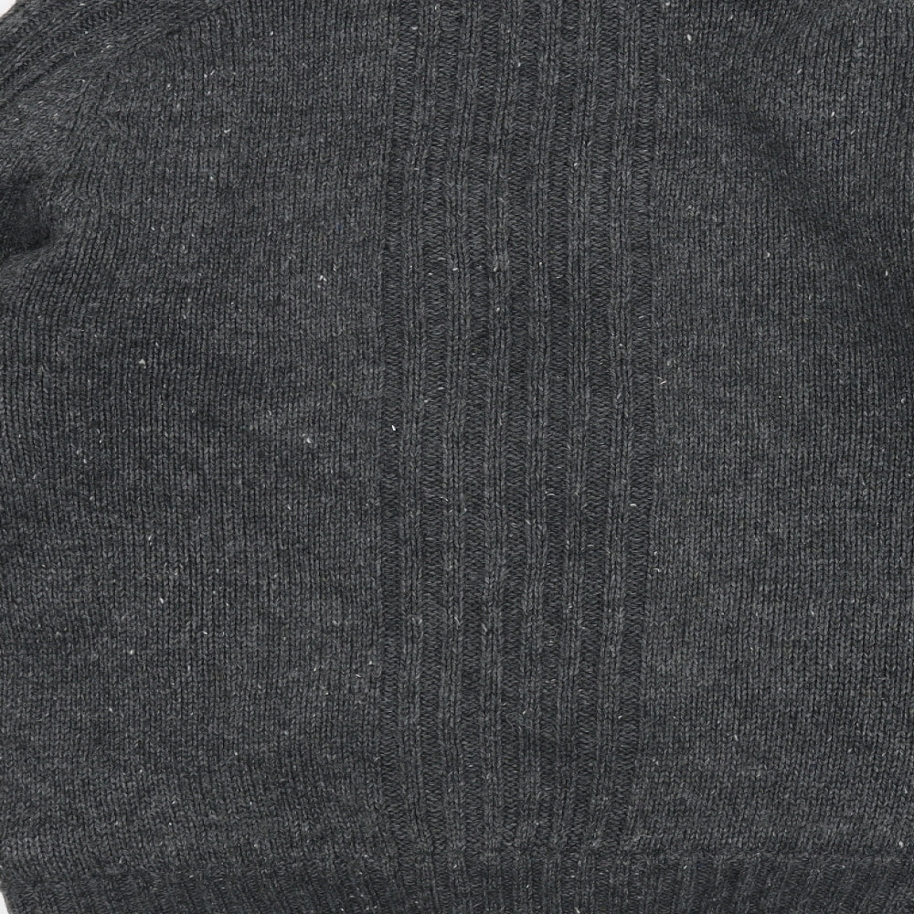 DNM Mens Grey Knit Jacket Size M