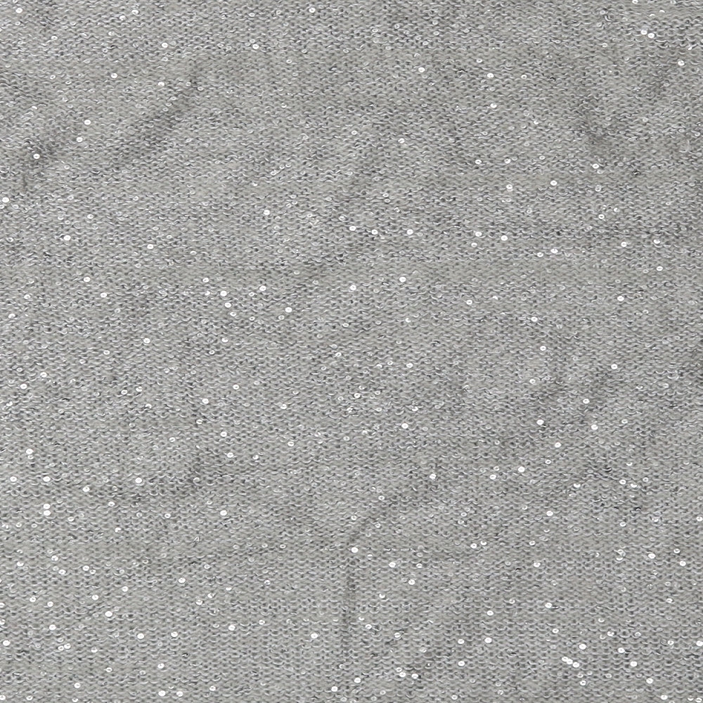 Pepple Bay Womens Silver Pullover Jumper Size L