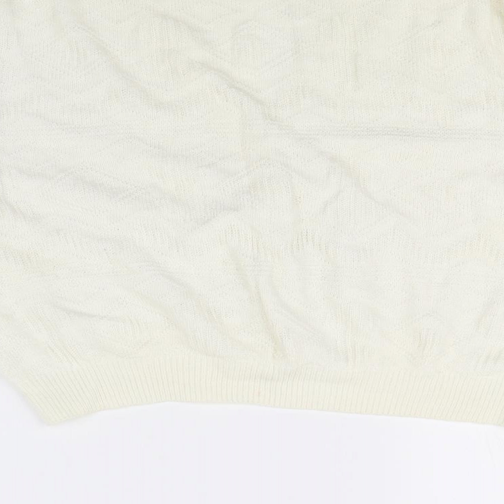 St Michael Womens Ivory Cardigan Jumper Size 16