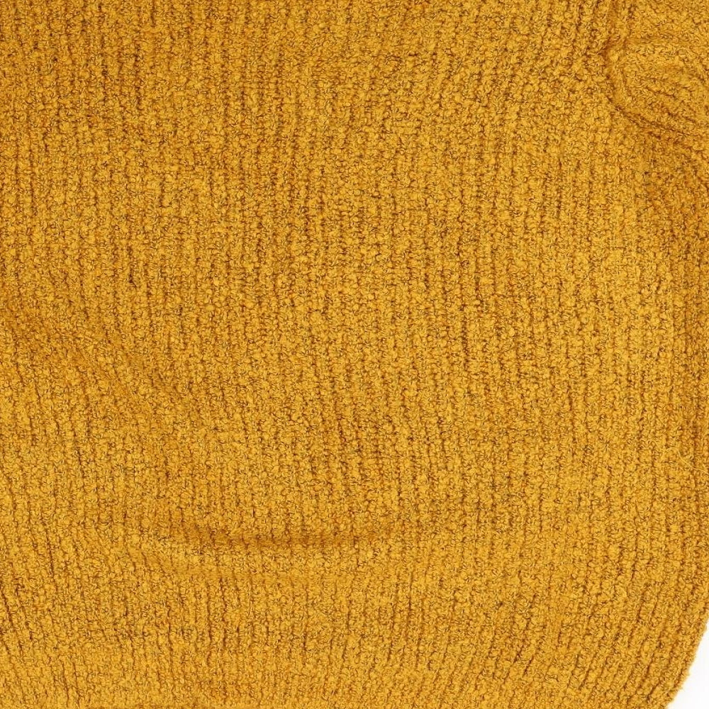 Papaya Womens Gold Cardigan Jumper Size L