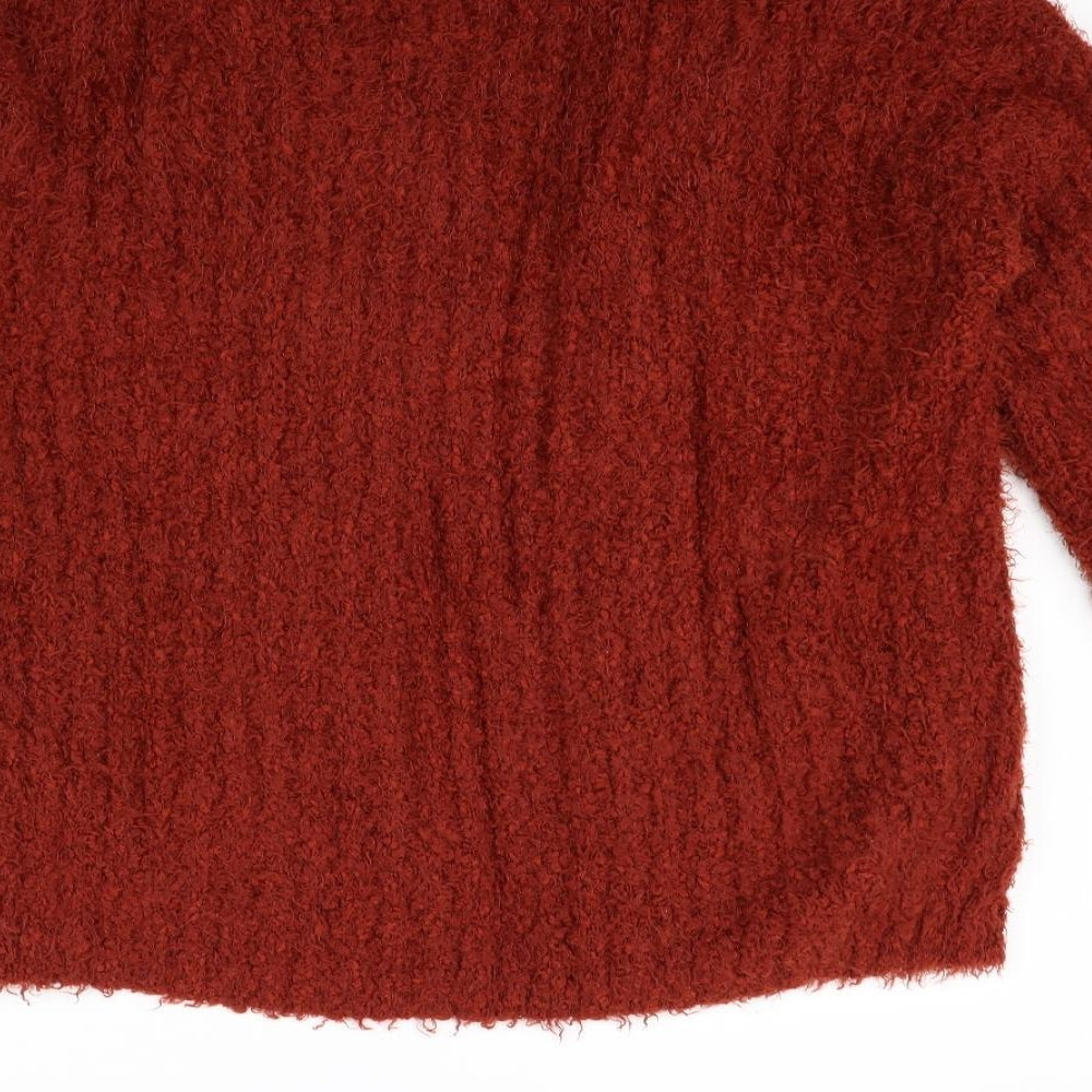 Primark Womens Red Cardigan Jumper Size M