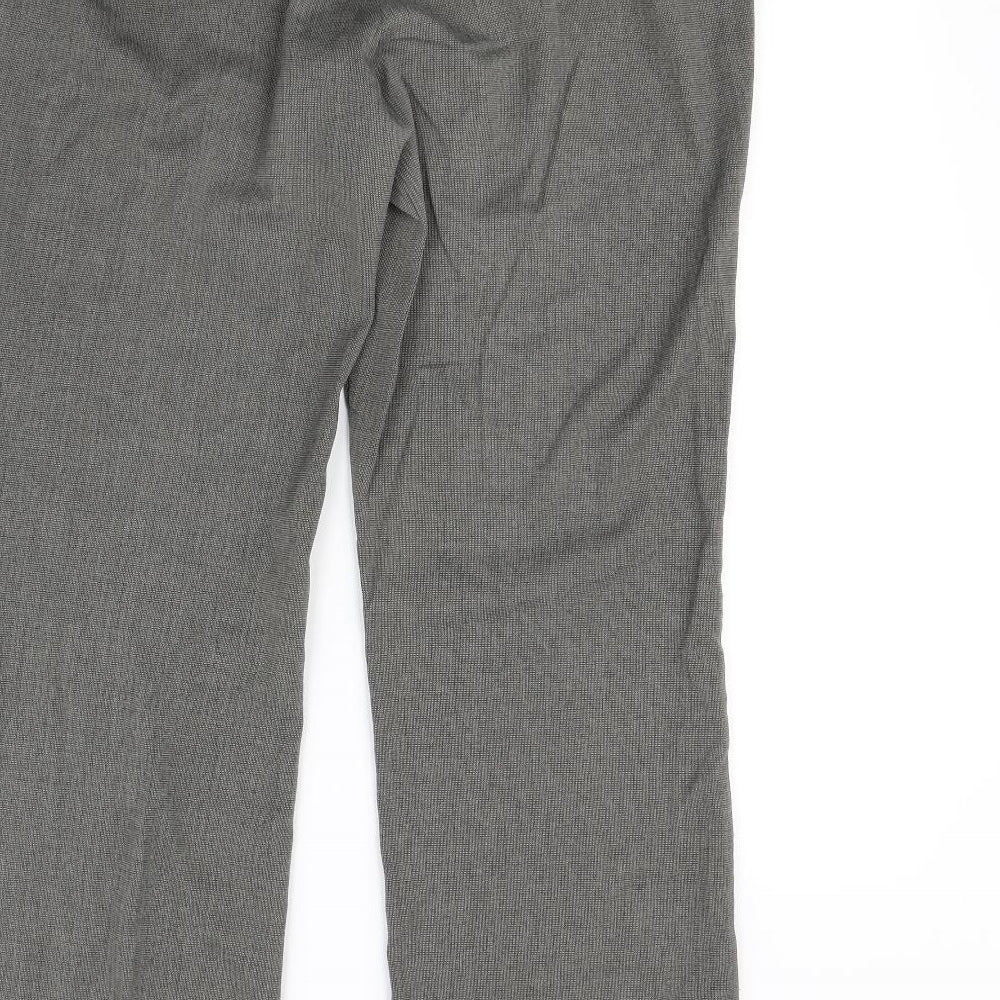 Autonomy Womens Grey Dress Pants Trousers Size 16 L30 in