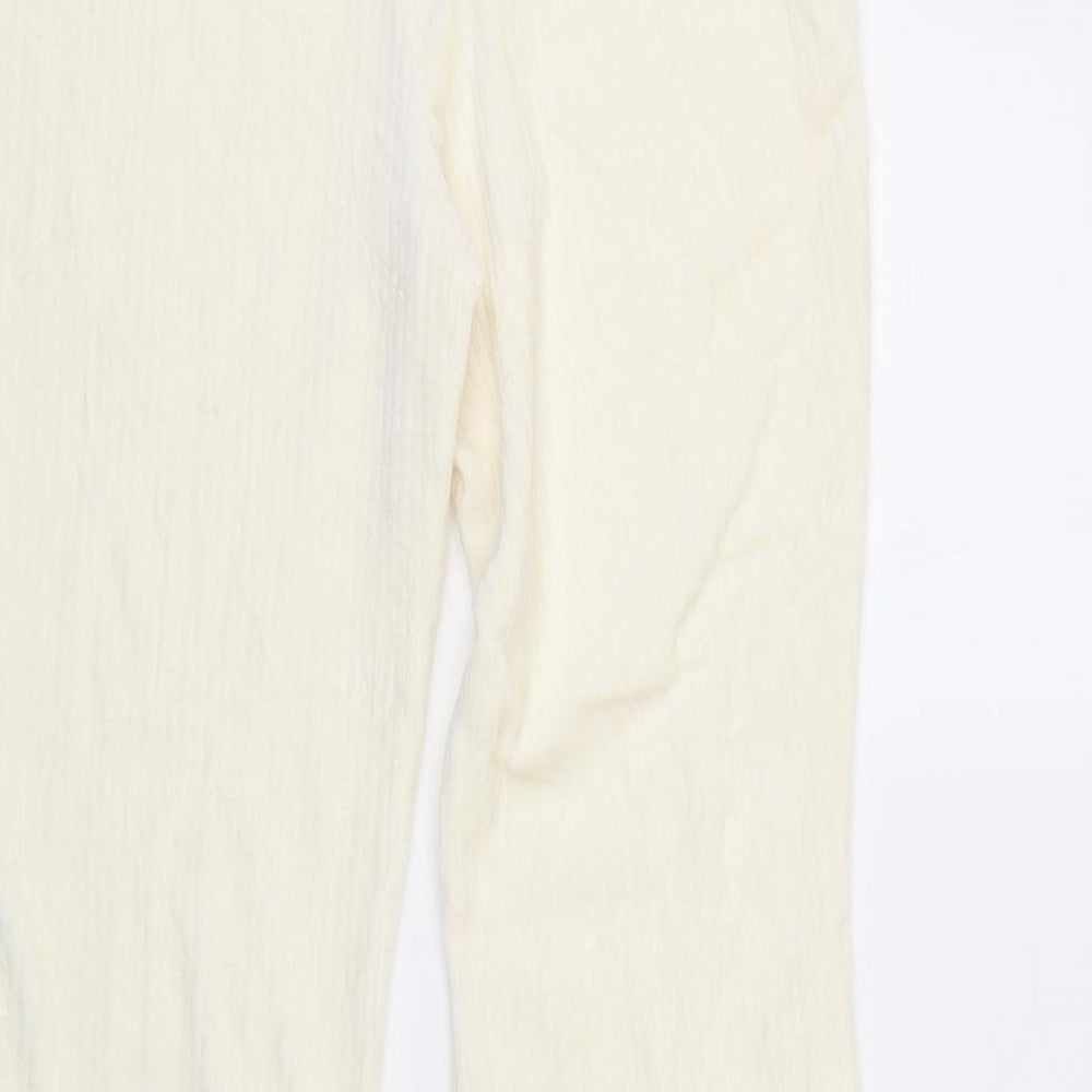 Divded Womens Ivory Trousers Size M L30 in