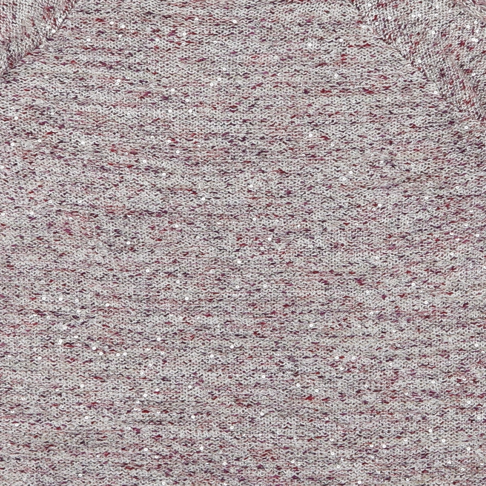 DAVID EMANUEL Womens Pink Pullover Jumper Size M
