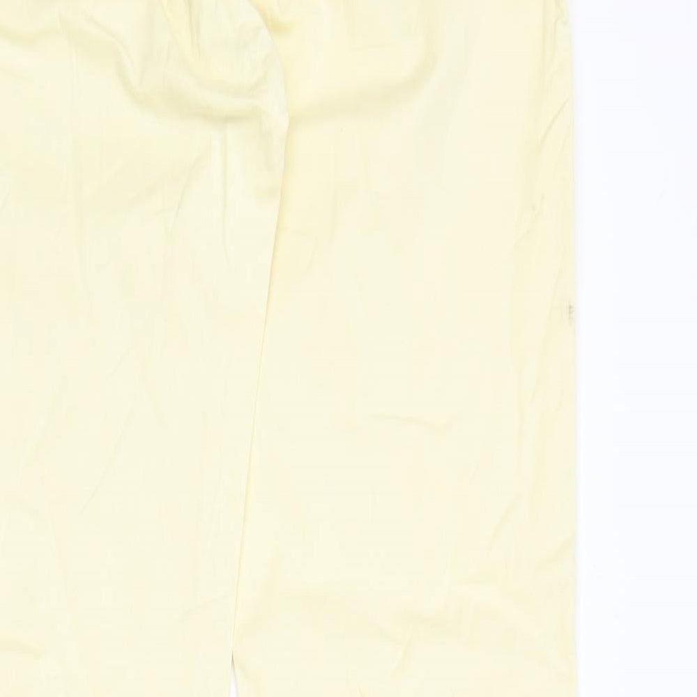 Blue Fire Womens Yellow Skinny Jeans Size 12 L29 in