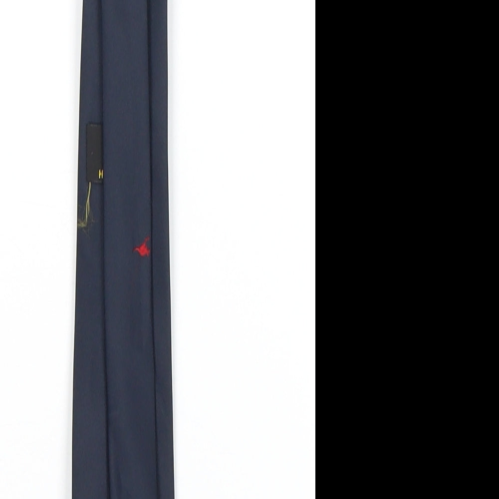 hollygeeen Mens Blue Grenadine Pointed Tie One Size