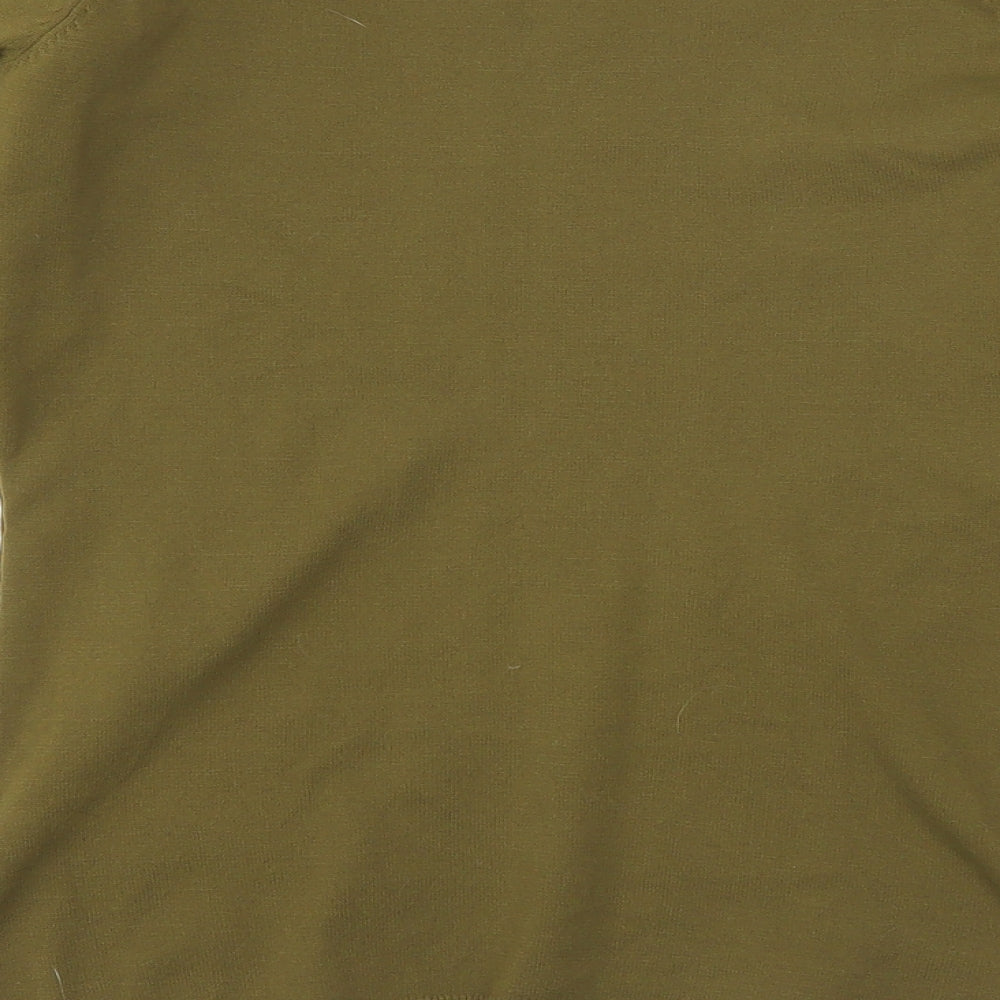 H&M Womens Green Basic T-Shirt Size S