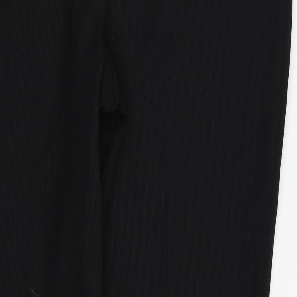 Dorothy Perkins Womens Black Trousers Size 12 L26 in