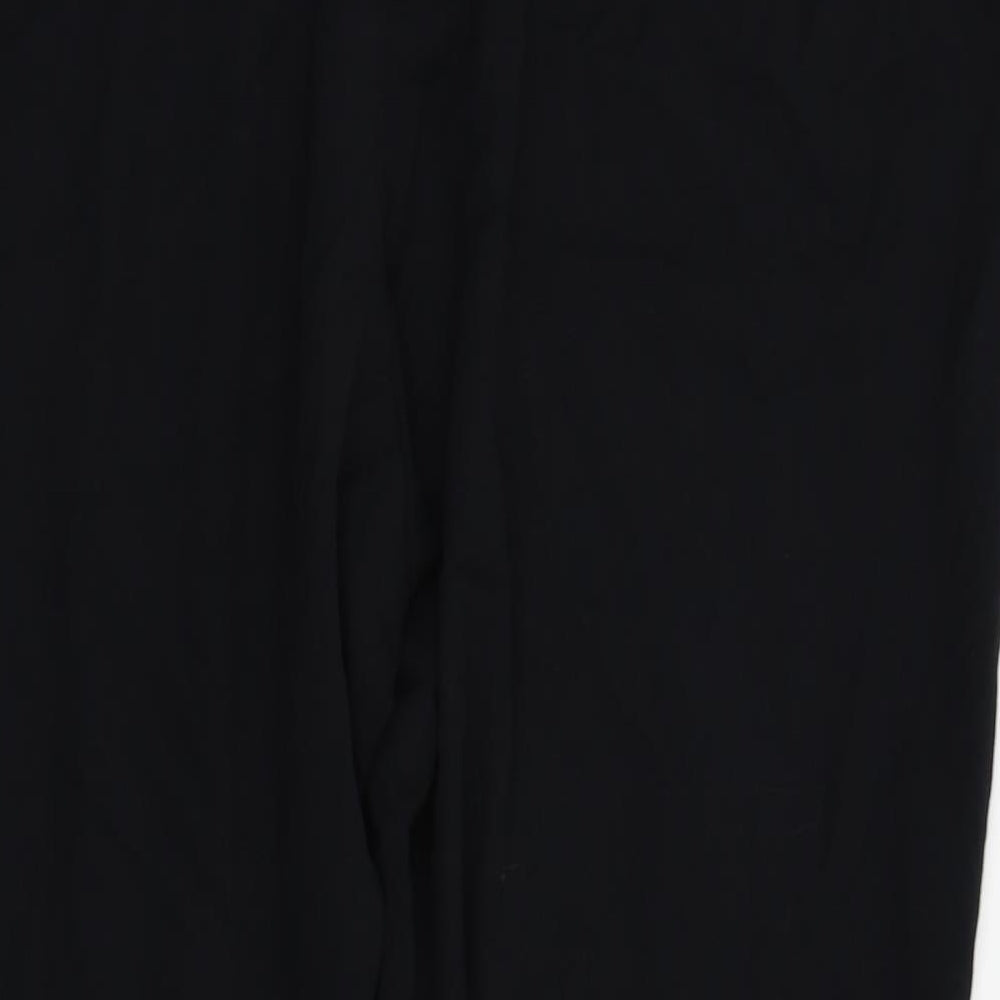 m&s Womens Black Trousers Size 20 L24 in