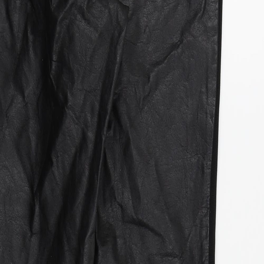 H&M Womens Black Trousers Size 12 L20 in