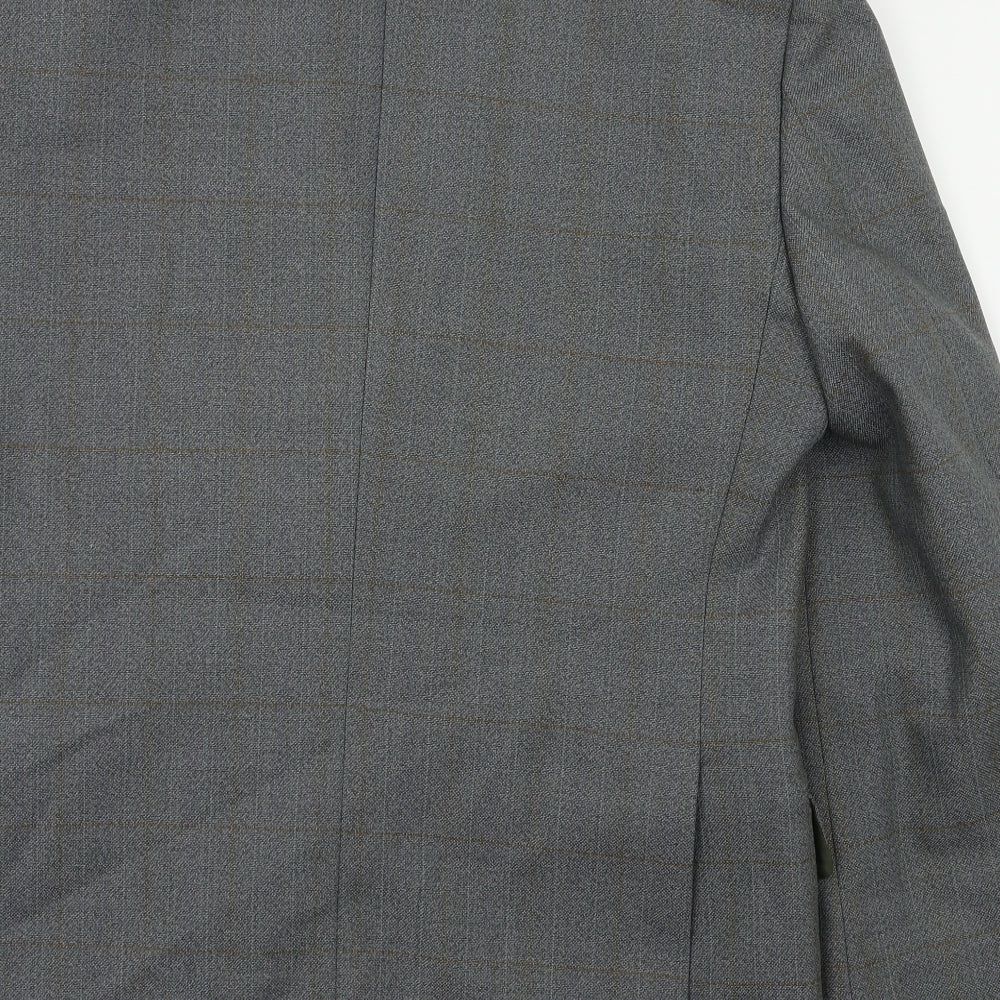 Dunn &Co Mens Grey Jacket Blazer Size 36
