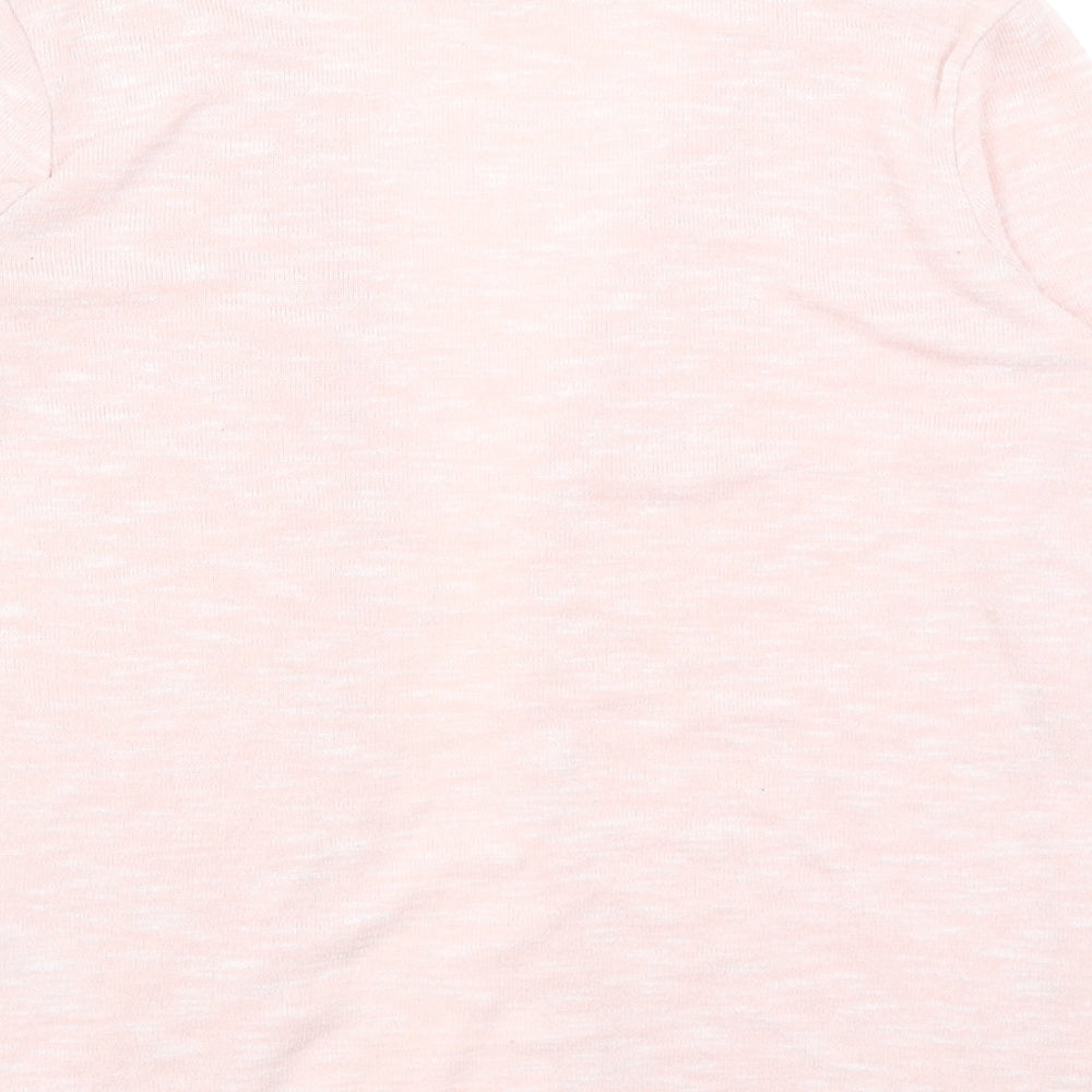 YD Girls Pink Cardigan Jumper Size 9-10 Years