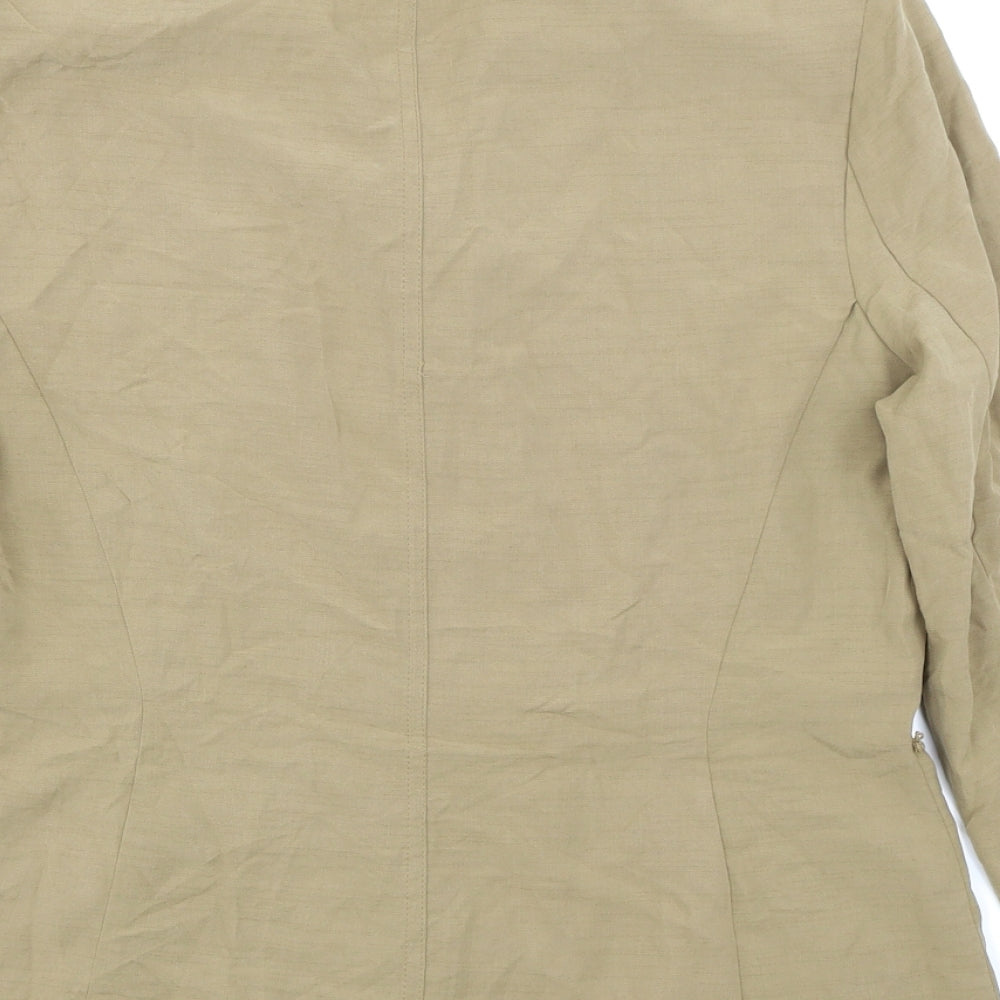 OPUS Womens Brown Jacket Blazer Size 12