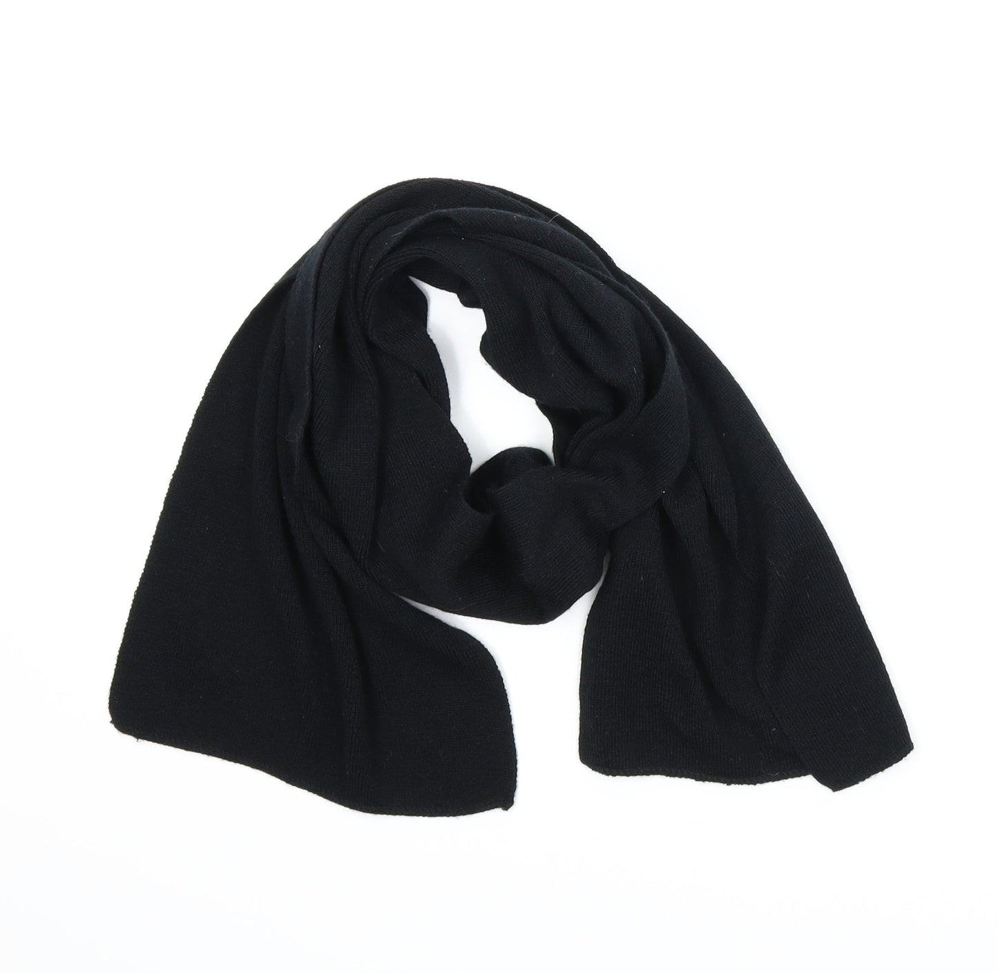 Preworn Unisex Black Scarf