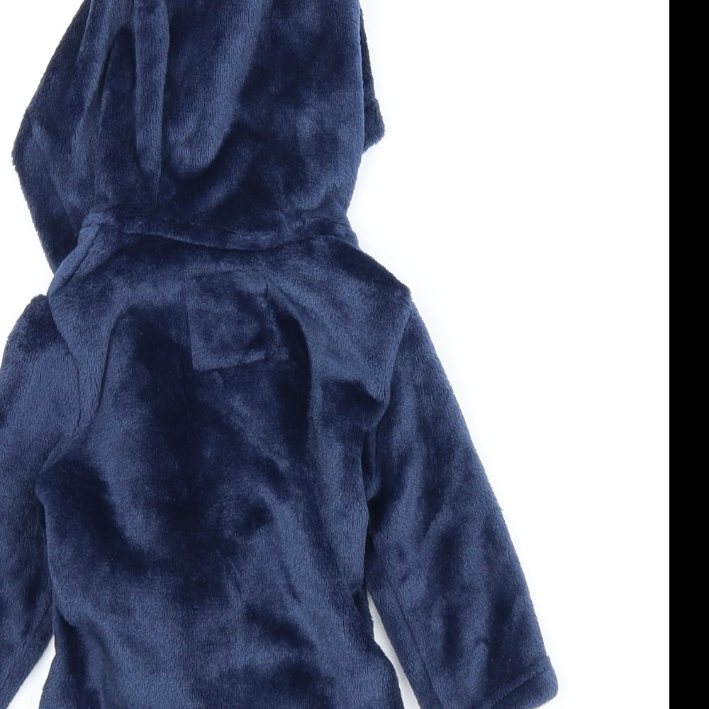 F&F Baby Blue Solid Capri Robe Size 0-3 Months