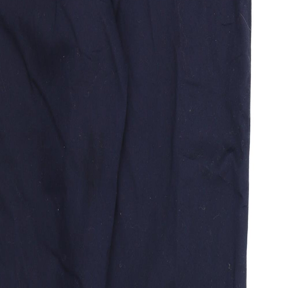 H&M Womens Blue Trousers Size 12 L26 in