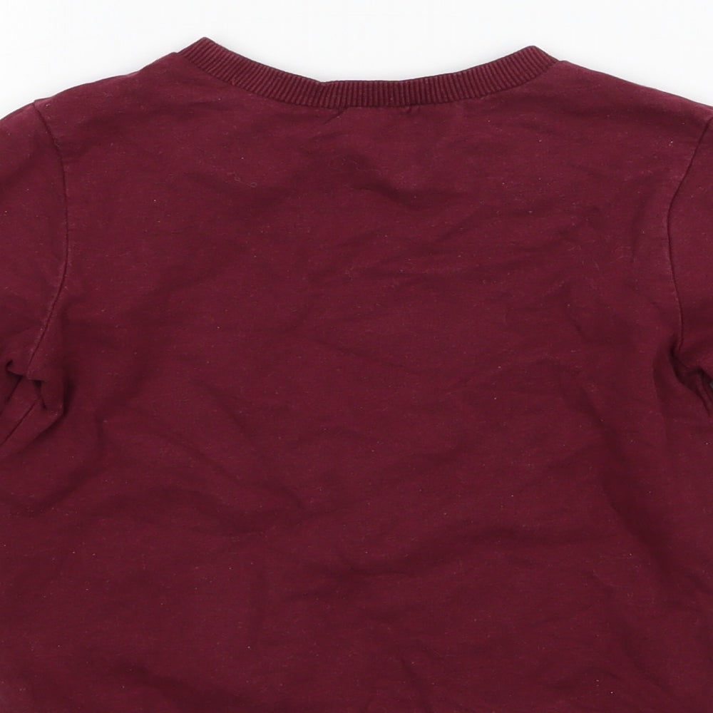 Mothercare Boys Purple Pullover Jumper Size 18-24 Months