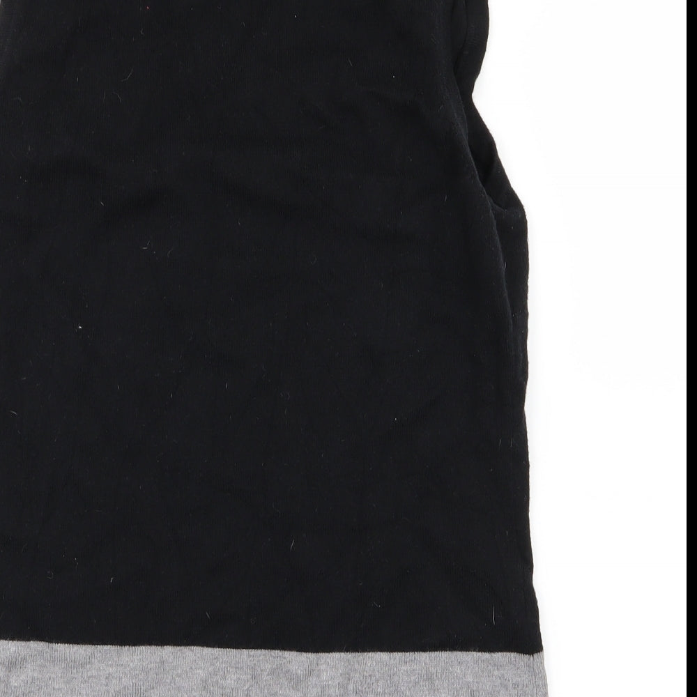 Gordon Smith Womens Black Knit Pullover Jumper Size M