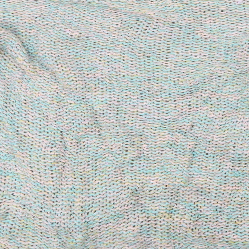 Topshop Womens Blue Knit Pullover Jumper Size 8
