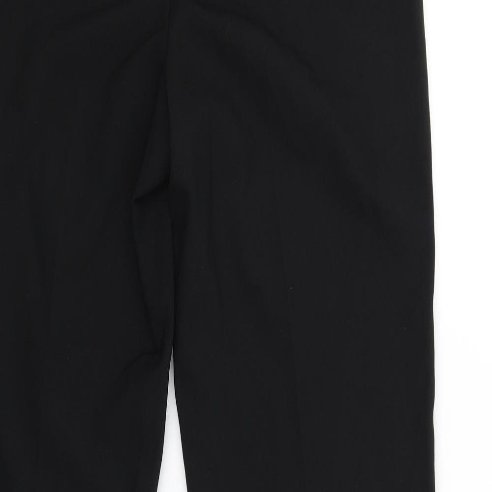 Marks and Spencer Womens Black Trousers Size 8 L27 in