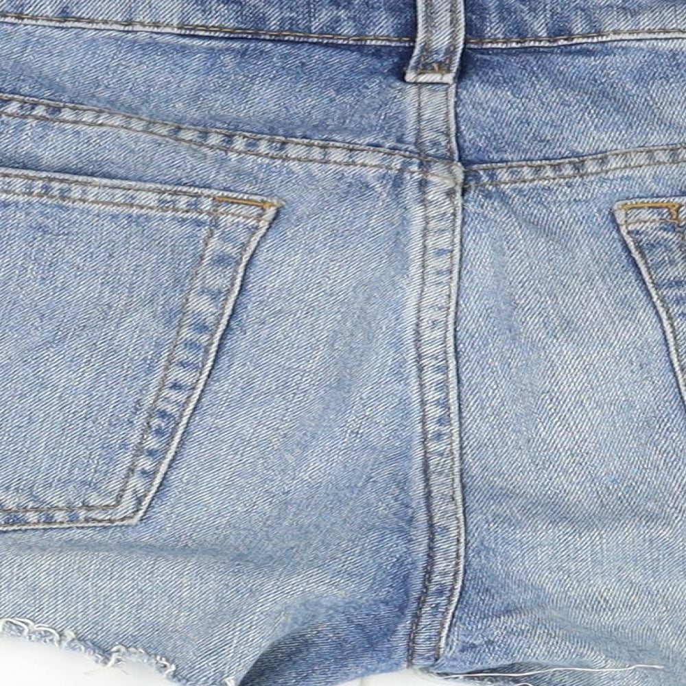 Divided Womens Blue Denim Cut-Off Shorts Size 10
