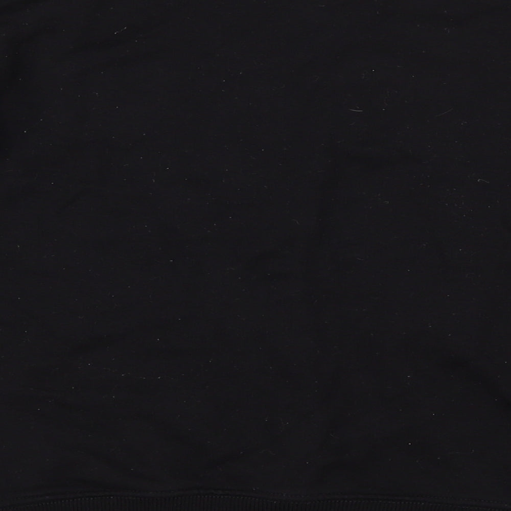 La Petite Francaise Womens Black Pullover Sweatshirt Size M - rever