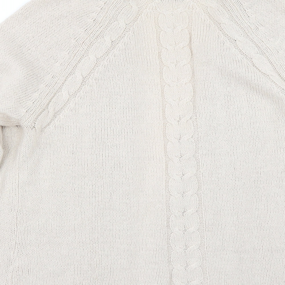 BHS Womens Beige Cardigan Jumper Size 16