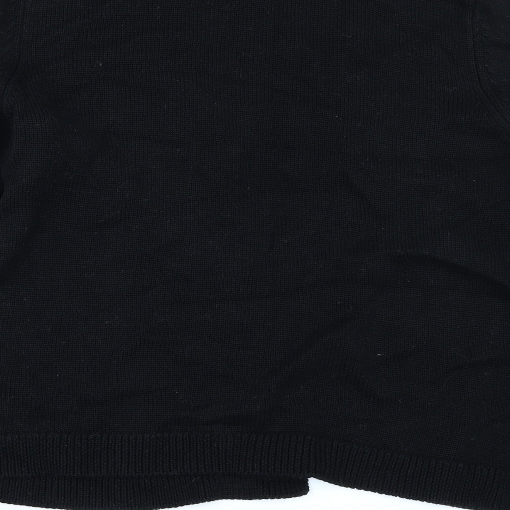 H&M Womens Black Cardigan Jumper Size M