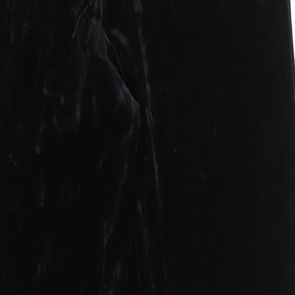 Marks and Spencer Womens Black Trousers Size 16 L25 in