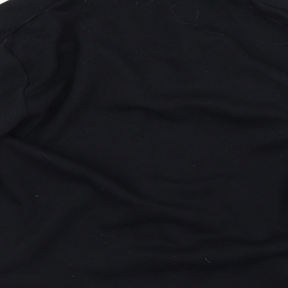 Fabrizo Womens Black Full Zip Sweatshirt Size S