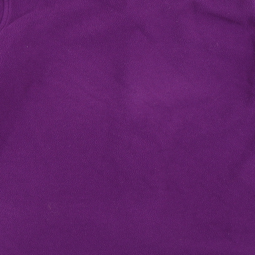 EWM Womens Purple Fleece Jacket Size L