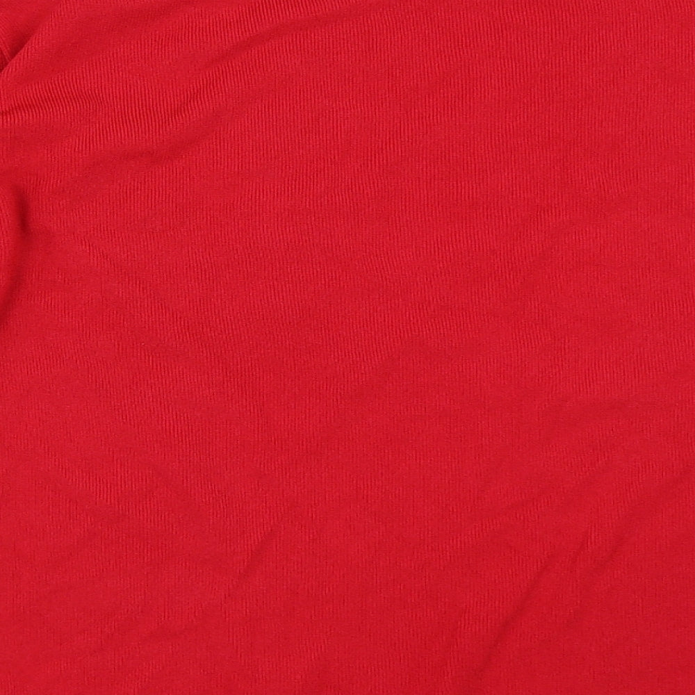 Frank Saul Womens Red Pullover Jumper Size L