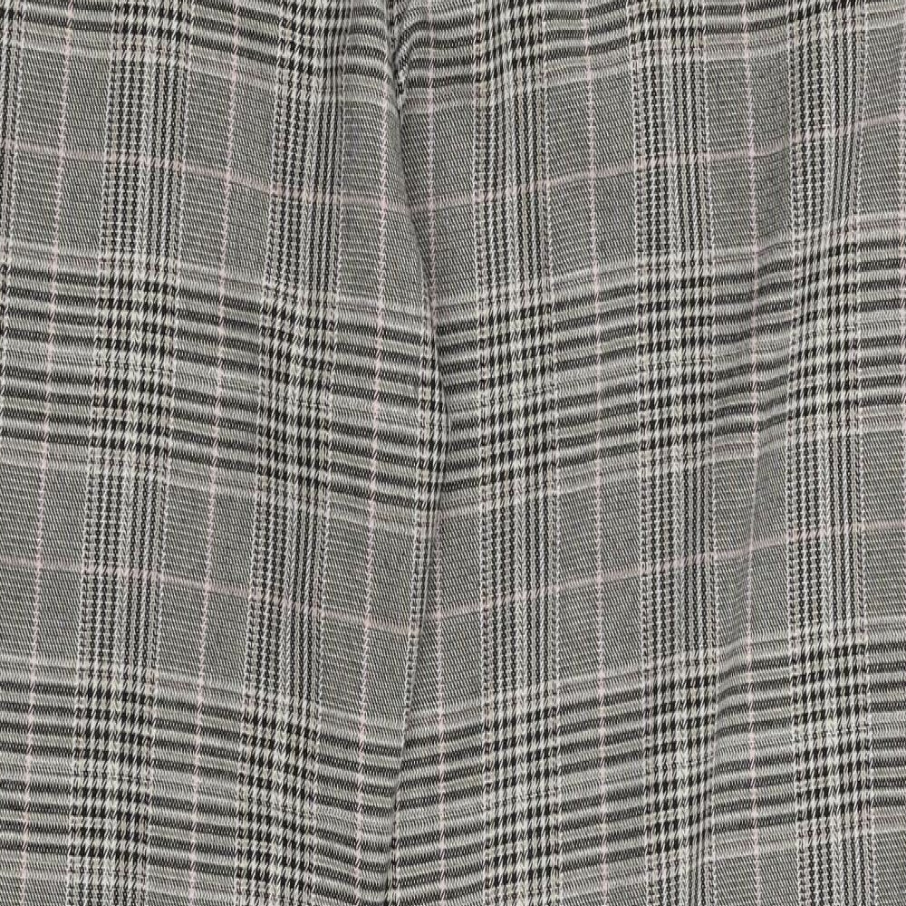 Dorothy Perkins Womens Multicoloured Check Dress Pants Trousers Size 16 L29 in