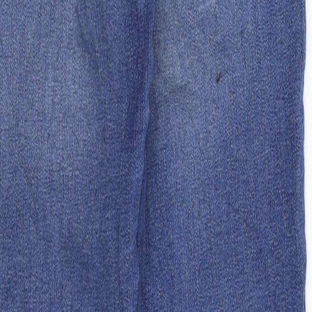 Never Denim Womens Blue Denim Skinny Jeans Size XS L30 in