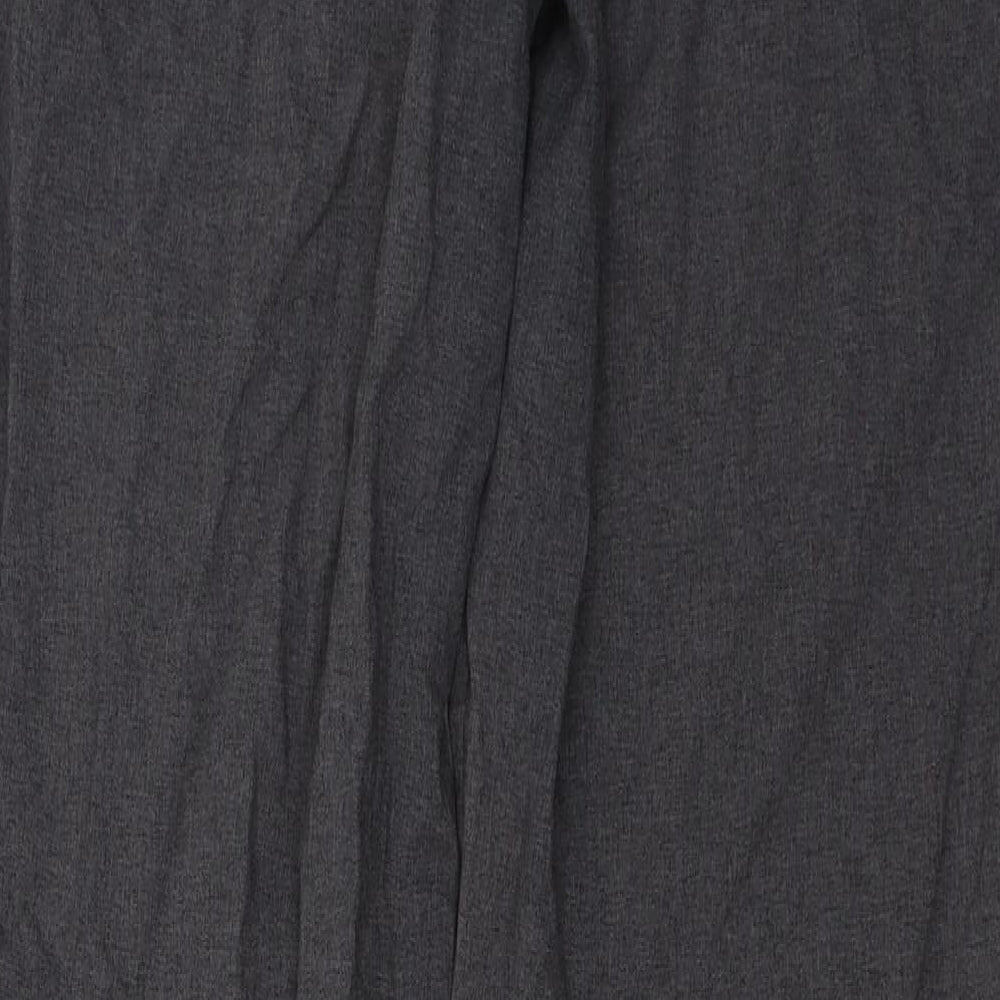 Marks and Spencer Womens Grey Trousers Size 14 L28 in