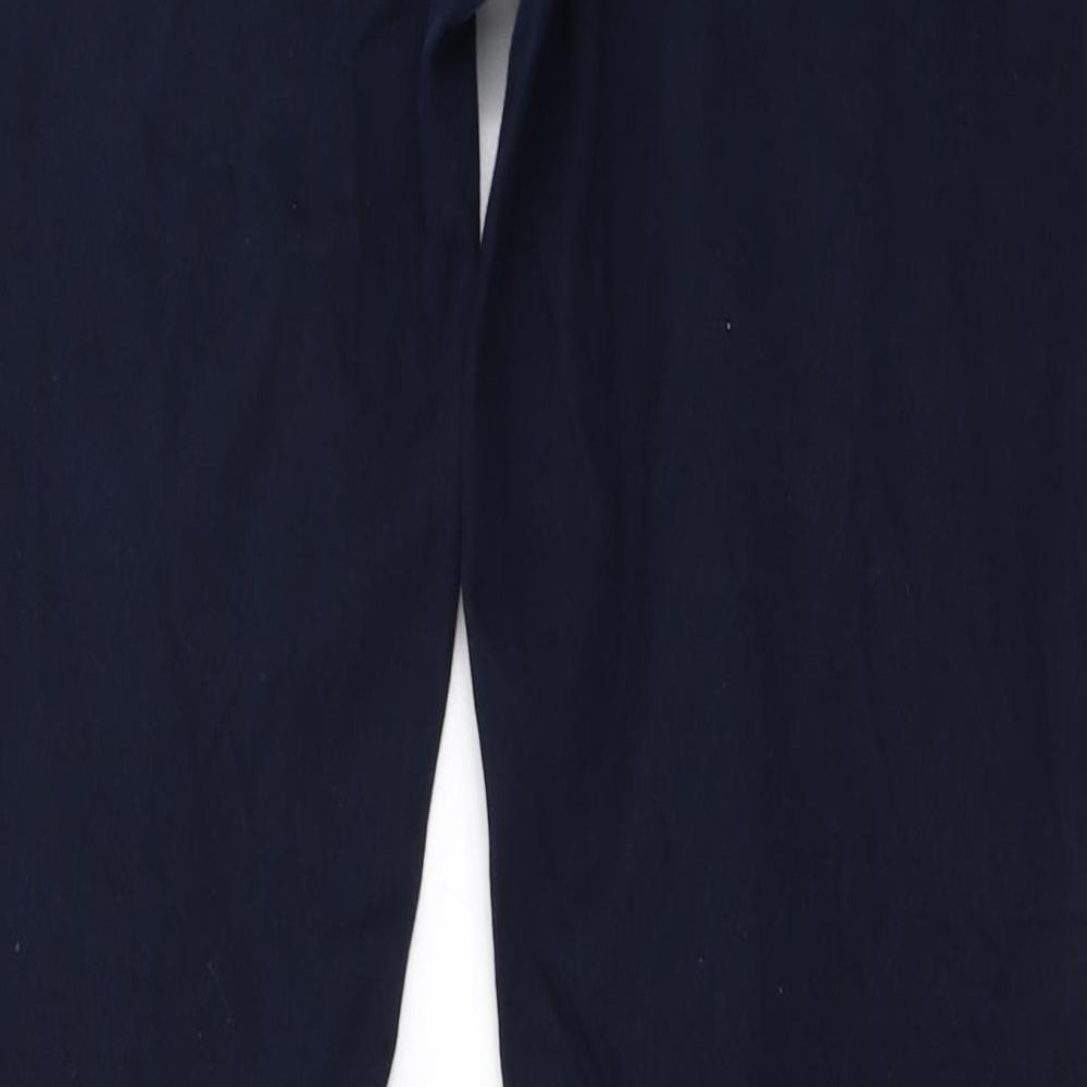 H&M Womens Blue Trousers Size 34 in L28 in