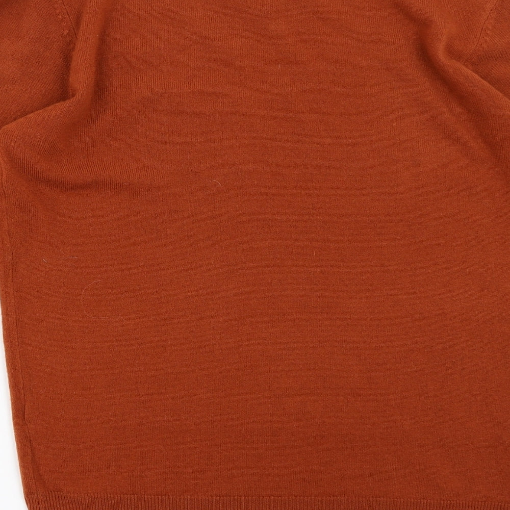 Peacocks Mens Brown Pullover Jumper Size S