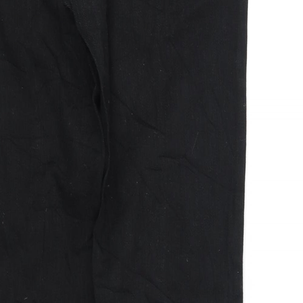 John Banner Womens Black Straight Jeans Size L L35 in