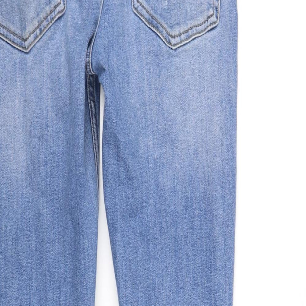 Topman Mens Blue Straight Jeans Size M L32 in