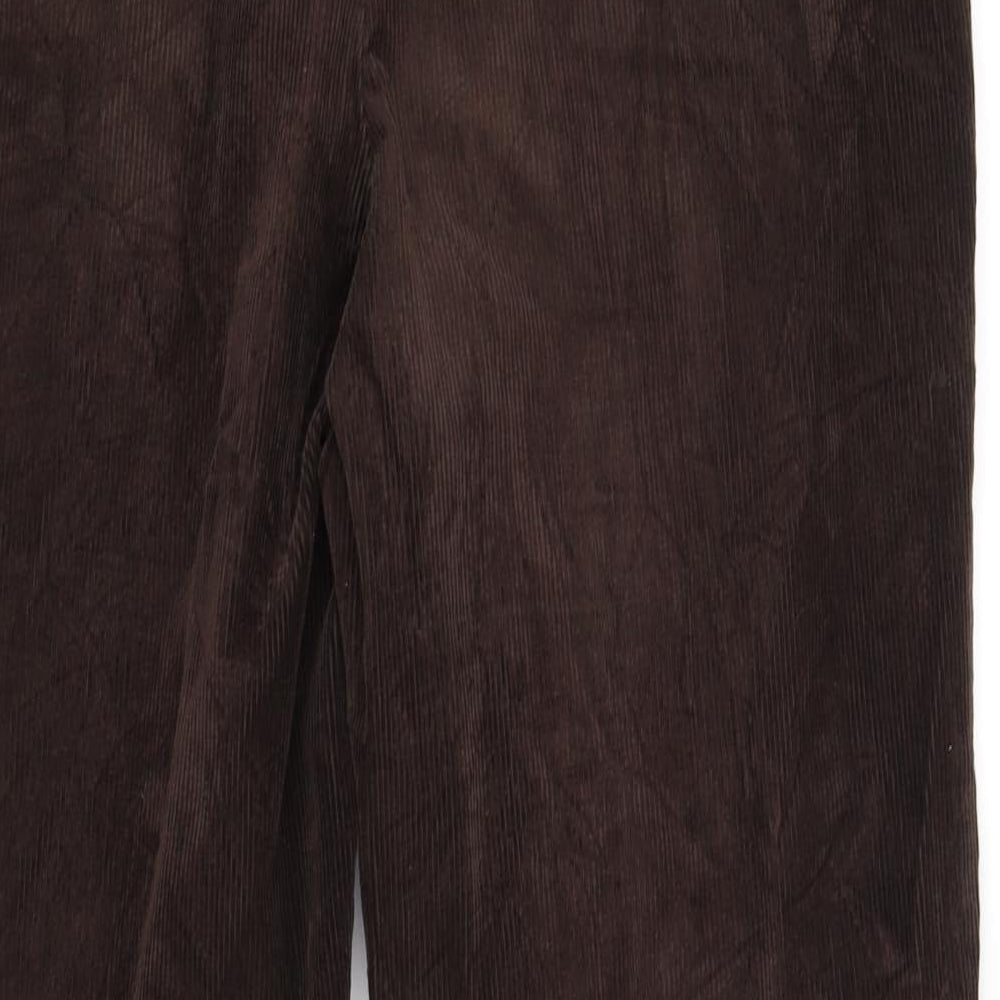 L L Bean Womens Brown Trousers Size 36 in L32 in
